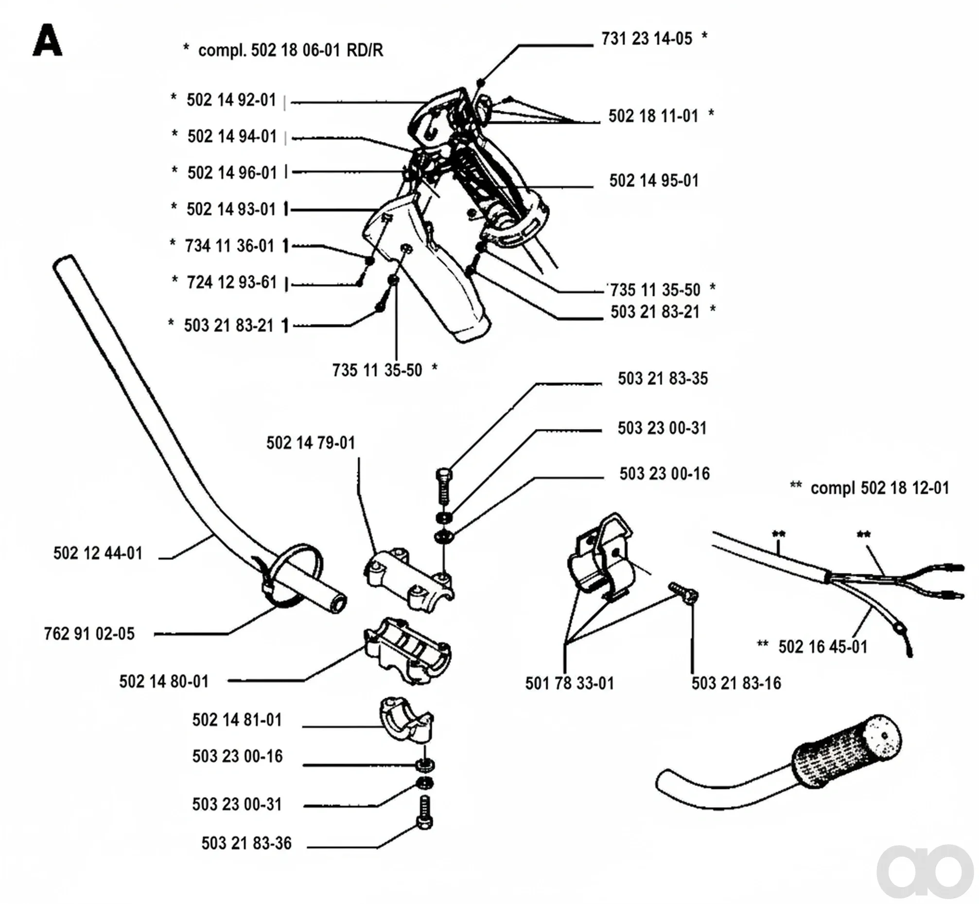Husqvarna - 502181201 - Wire Assy