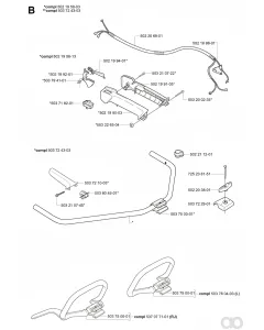 Husqvarna - 502195813 - Handle