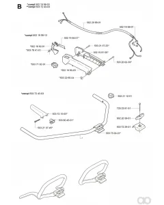 Husqvarna - 502199105 - Handle Half