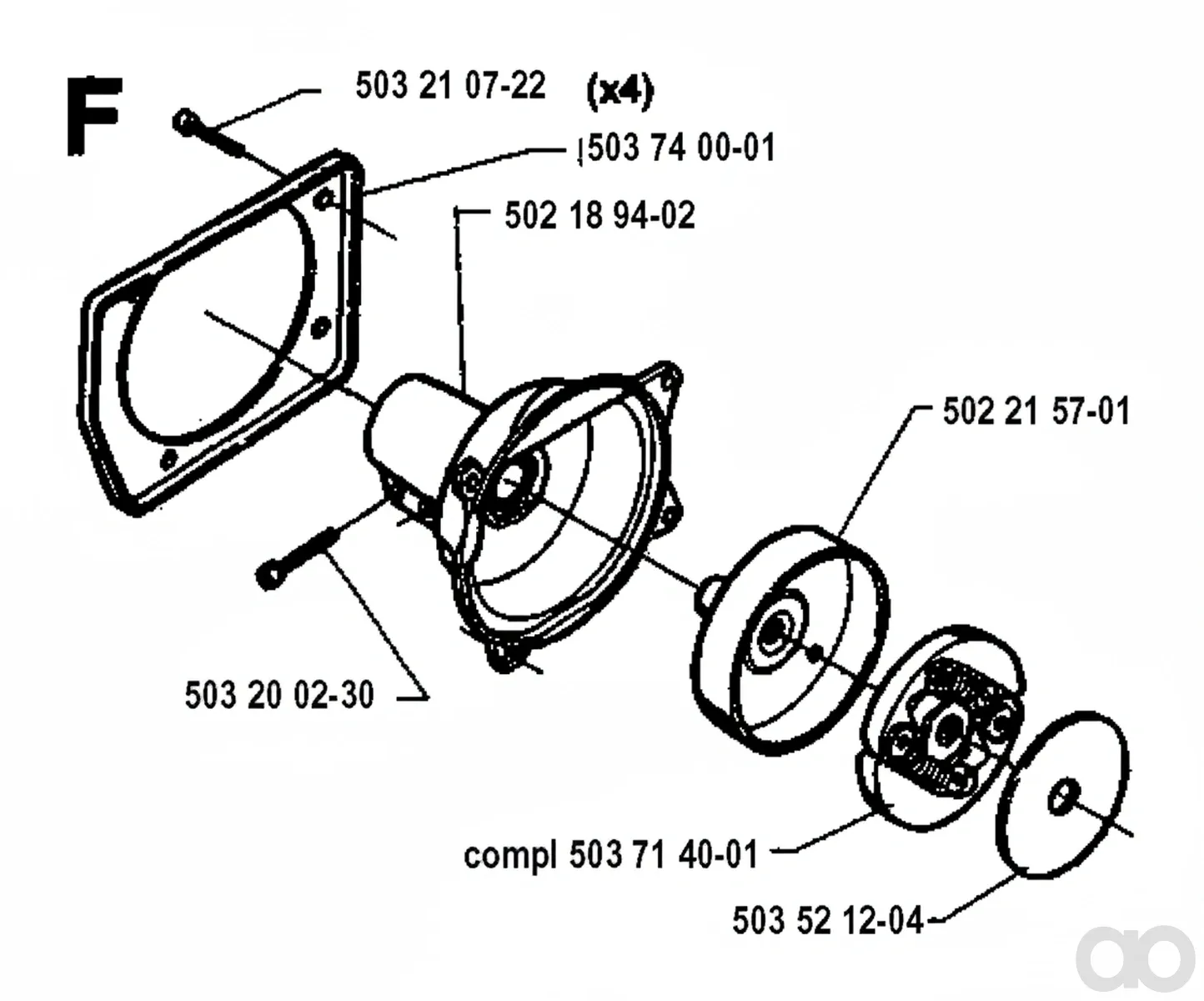 Husqvarna - 502215701 - Clutch Drum Assy