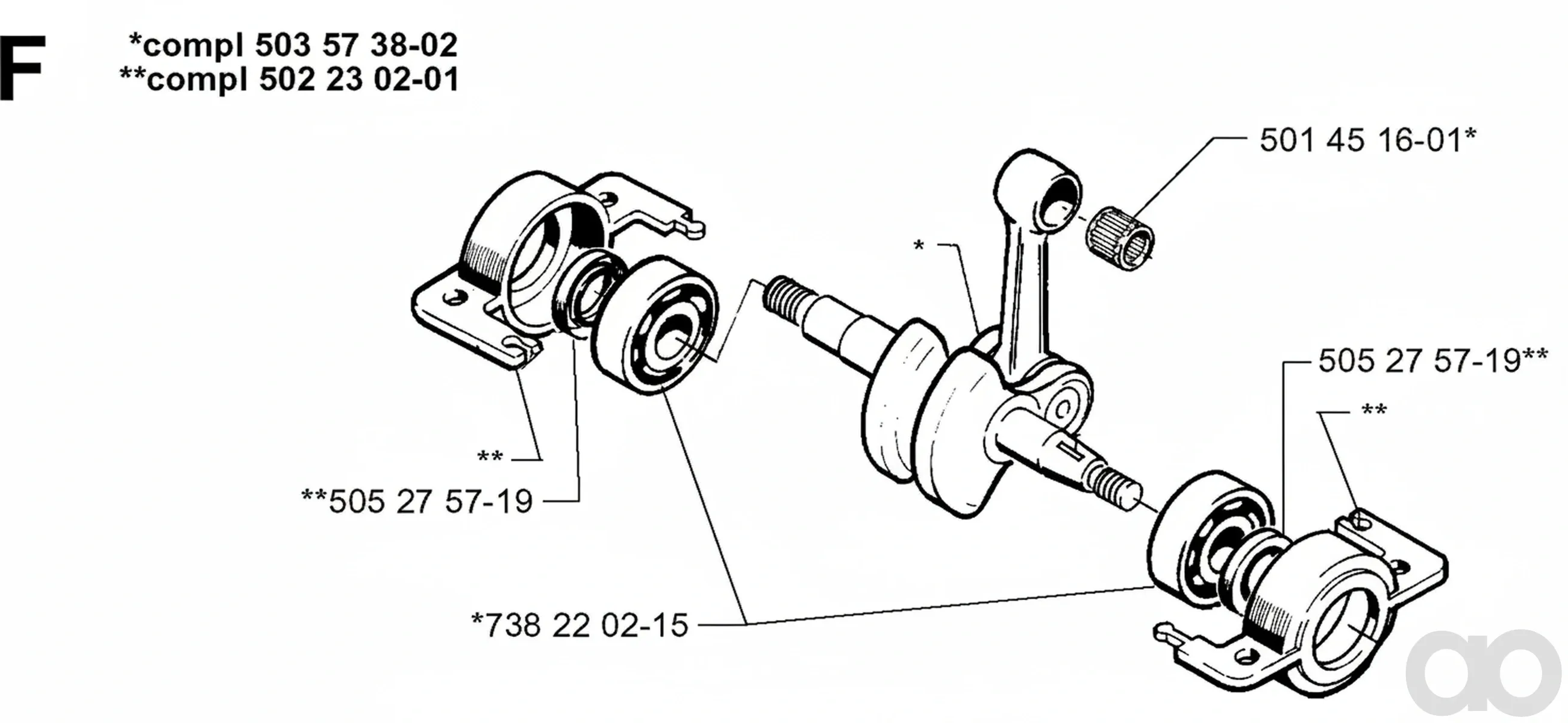 Husqvarna - 502230201 - Shaft Seat