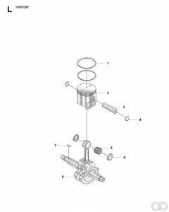 Husqvarna - 502849501 - Piston Ring