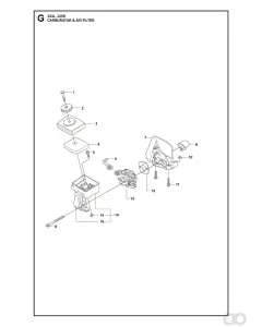 Husqvarna - 503283401 - Carburetor (Zama C1Q-EL24)