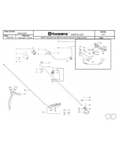 Husqvarna - 503721003 - Handle