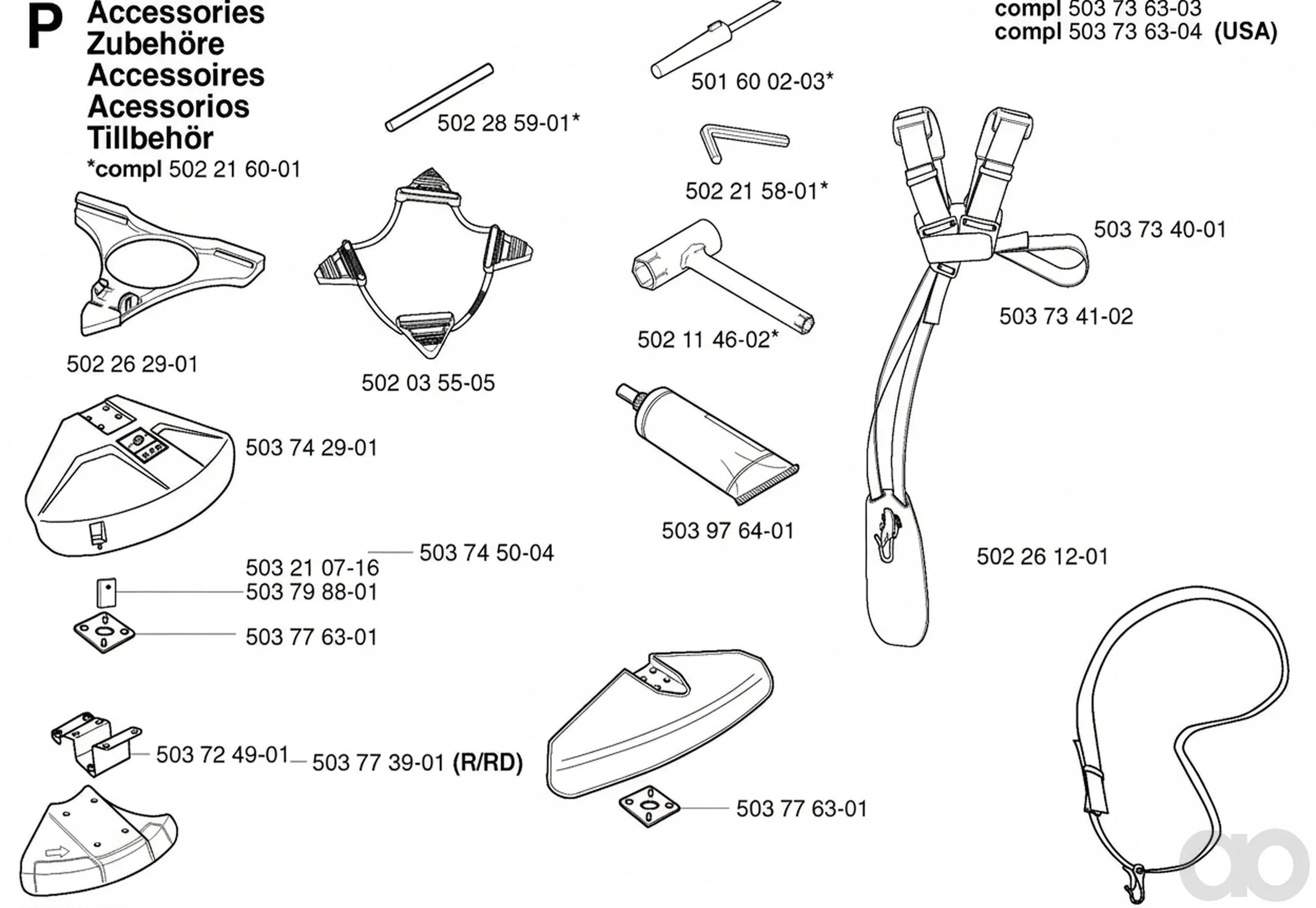 Husqvarna - 503724901 - Adapter