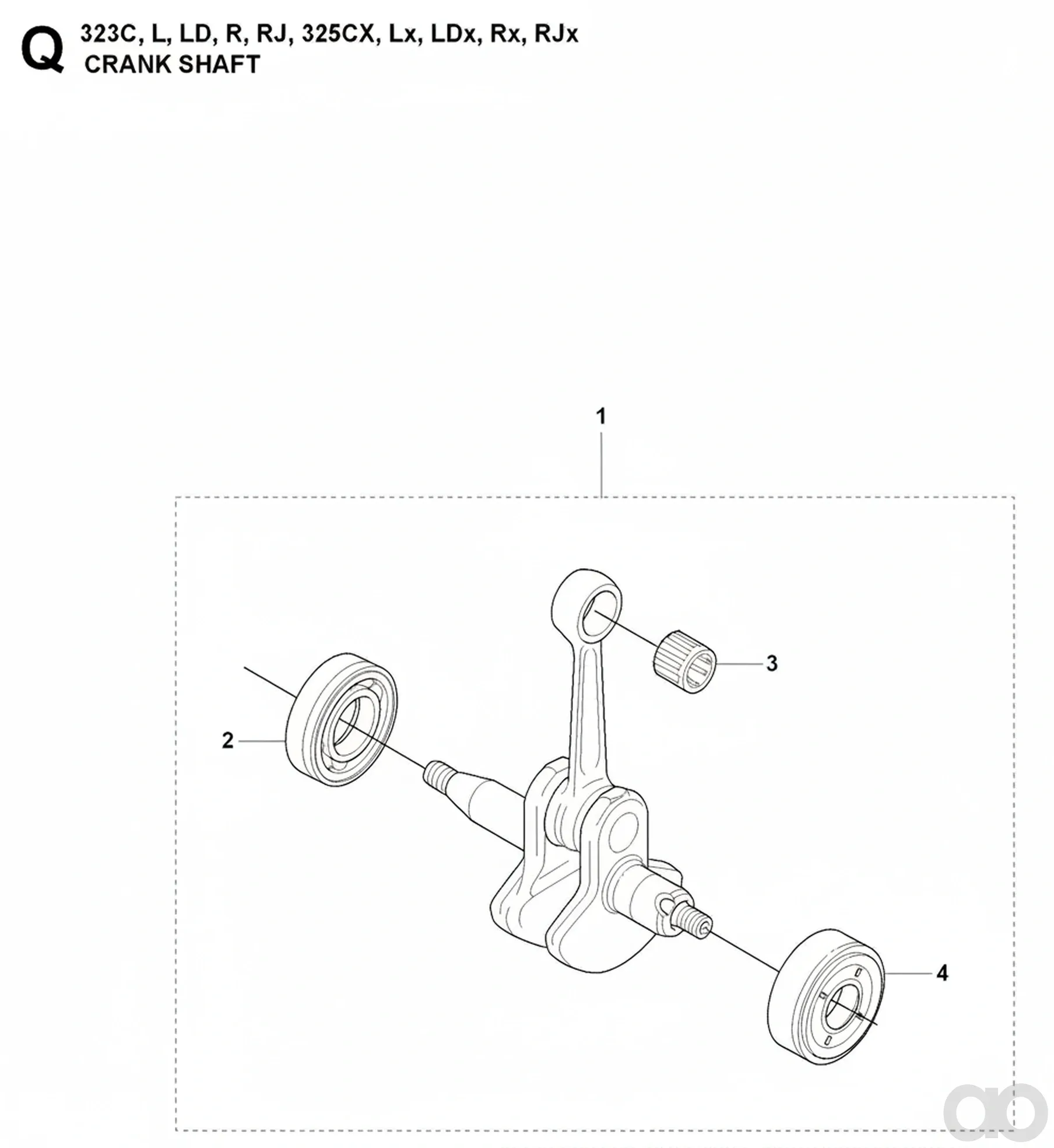 Husqvarna - 503852475 - Crankshaft Assembly