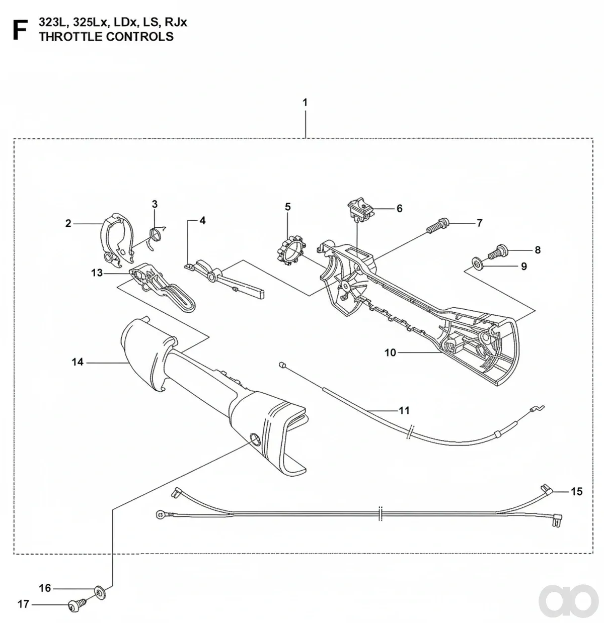 Husqvarna - 503852902 - Handle