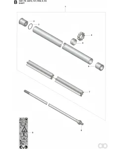 Husqvarna - 503924402 - Drive Shaft
