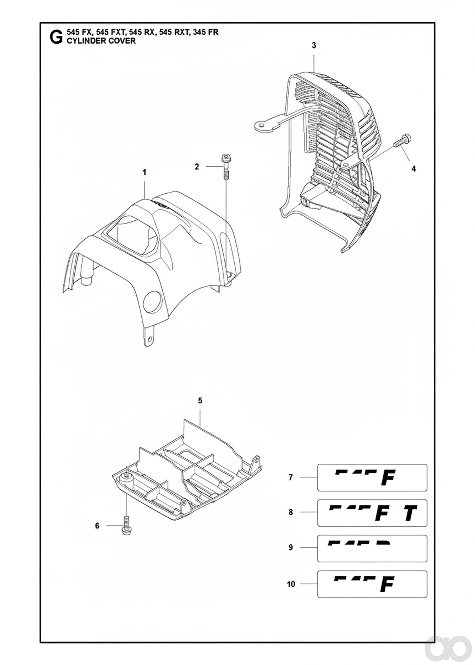 Husqvarna - 510047501 - Cylinder Cover