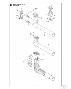 Husqvarna - 515979801 - Suspension (R, Composite)