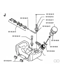 Husqvarna - 531002407 - Tank (125)