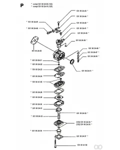 Husqvarna - 531002419 - Carburettor (125)