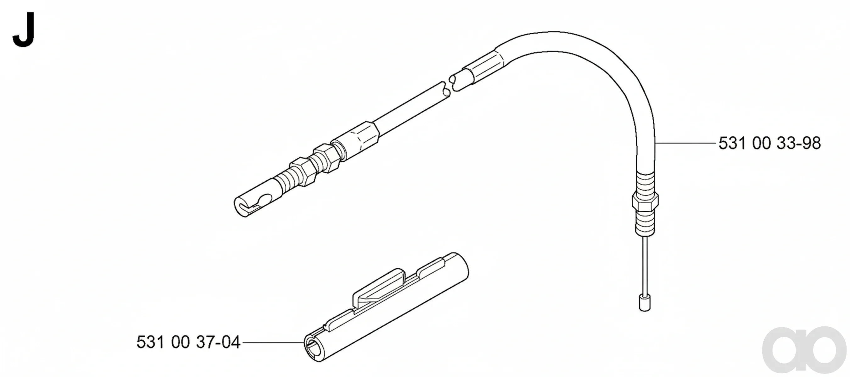 Husqvarna - 531003398 - Throttle Cable Assy