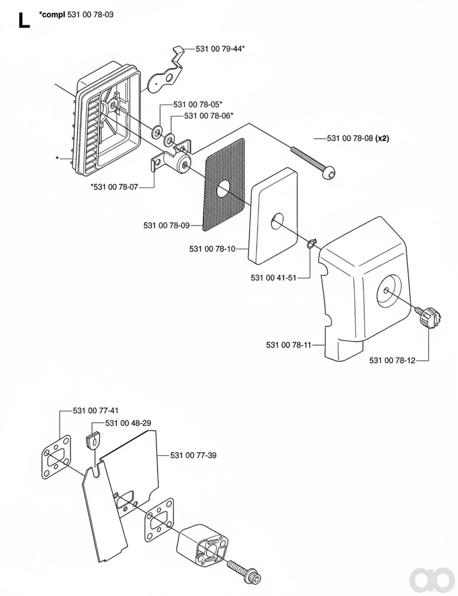 Husqvarna - 531007803 - Housing