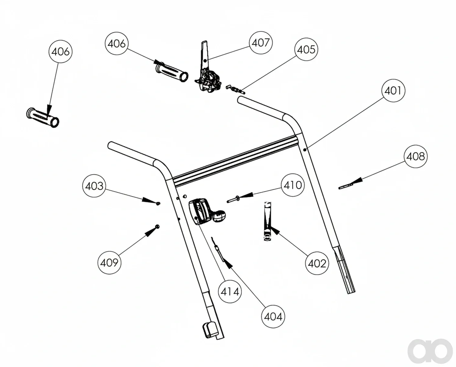 Husqvarna - 534009709 - Lever Assy