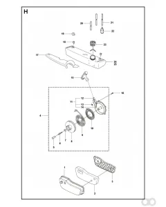 Husqvarna - 537006001 - Starter
