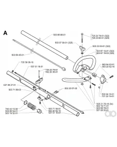 Husqvarna - 537011901 - Drive Shaft