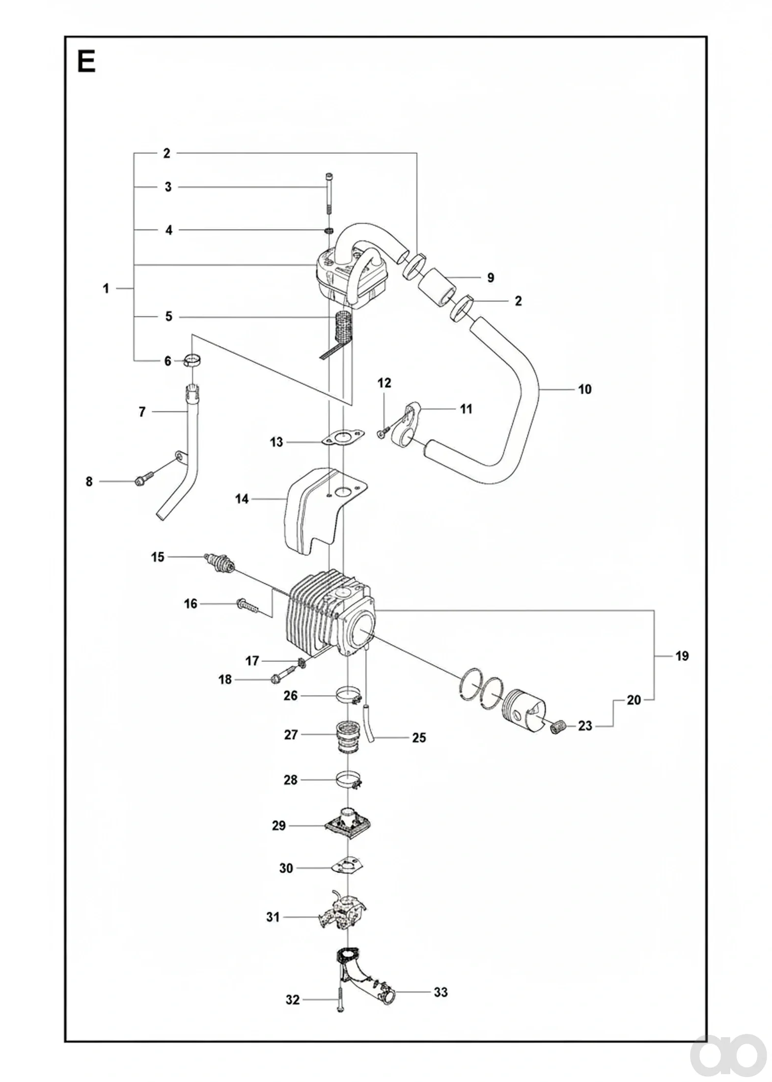 Husqvarna - 537061701 - Inlet Pipe