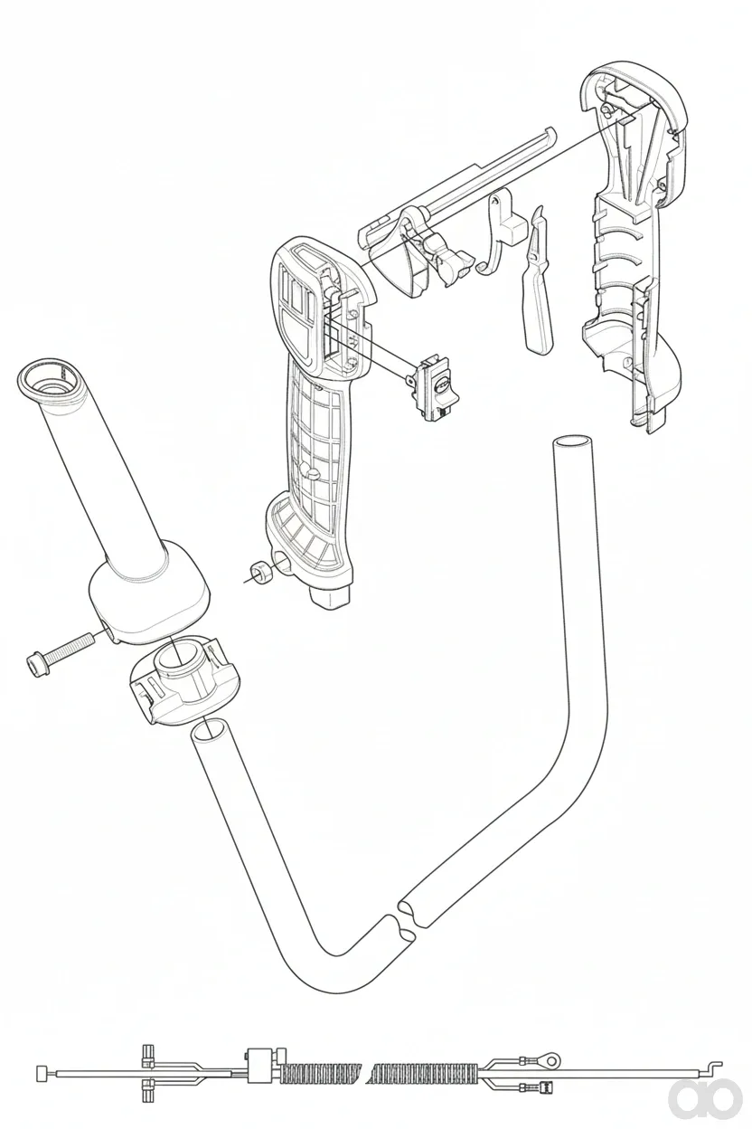 Husqvarna - 537172801 - Handle