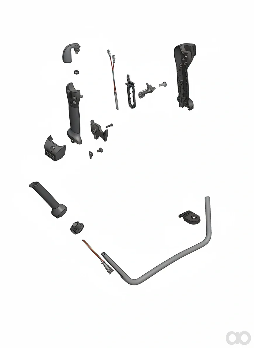 Husqvarna - 537197213 - Throttle Handle (Incl. Pos. 2-14)