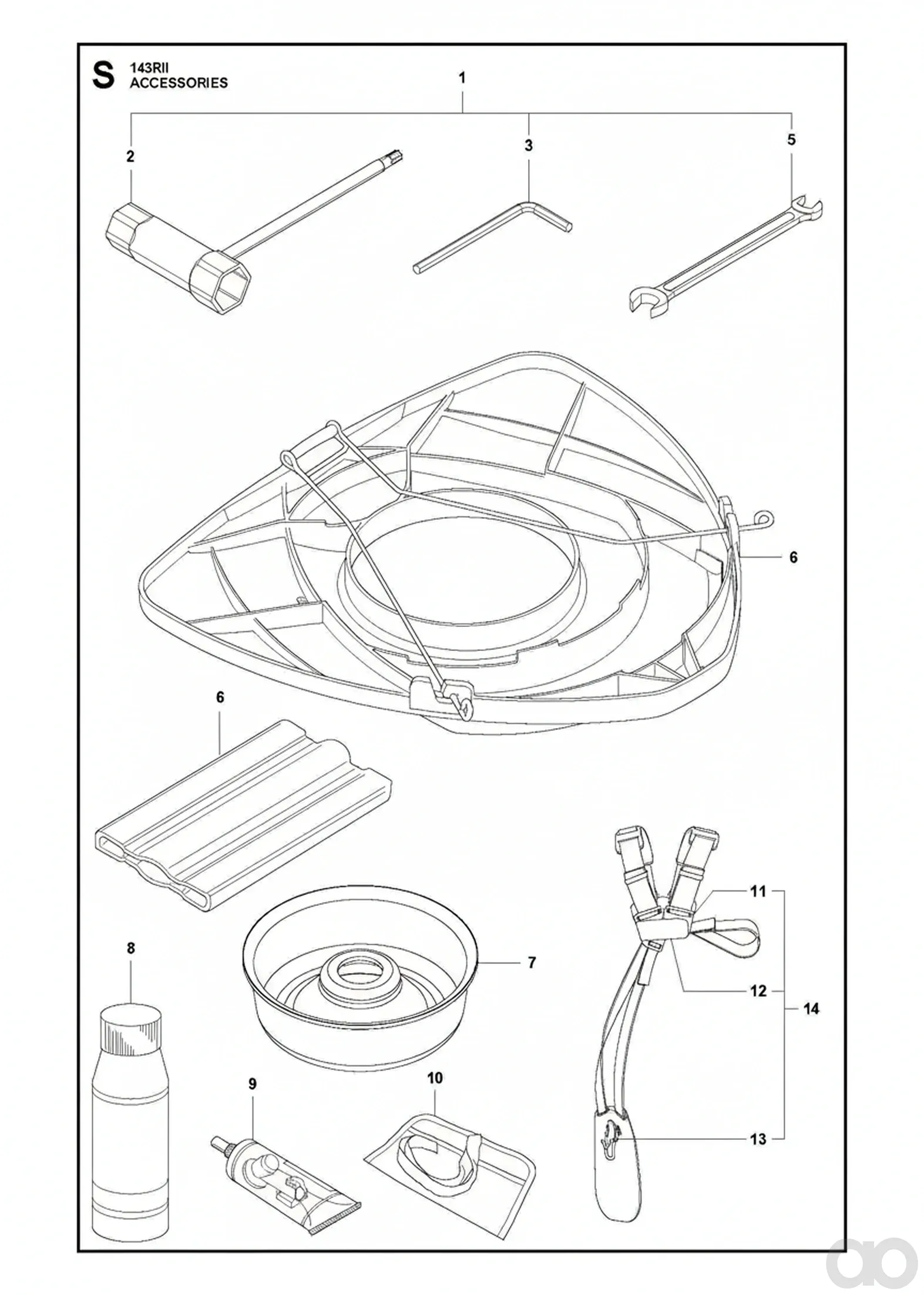 Husqvarna - 537216301 - Harness