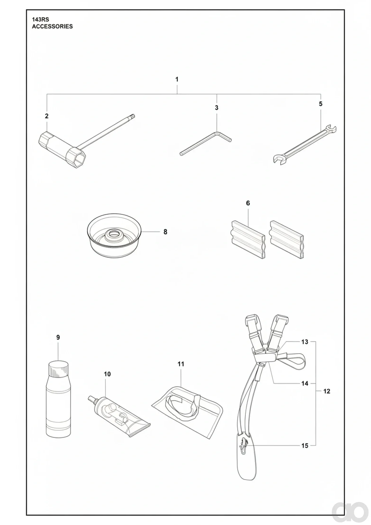 Husqvarna - 537275701 - Harness