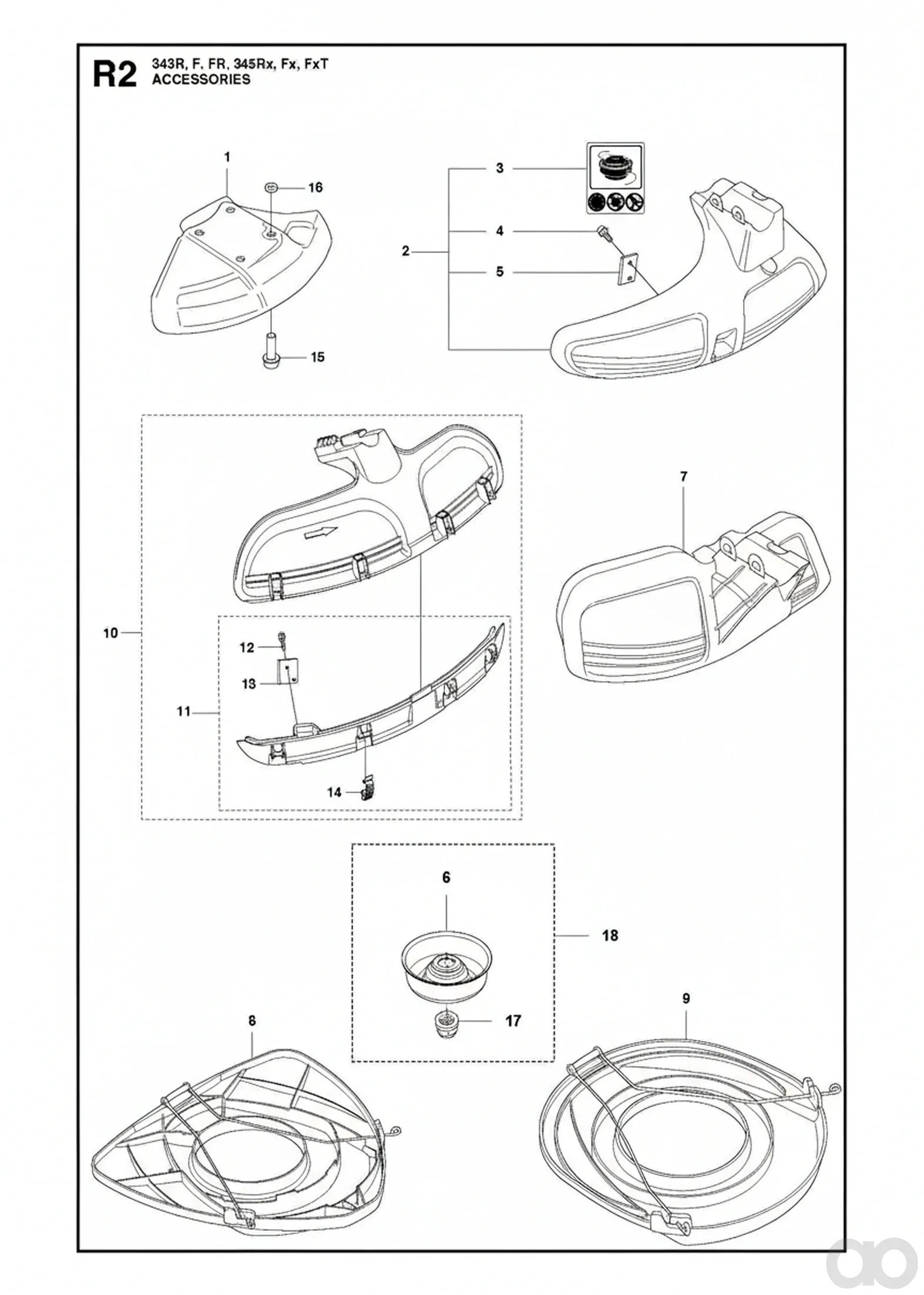 Husqvarna - 537288501 - Blade Guard (Grassblade Guard)