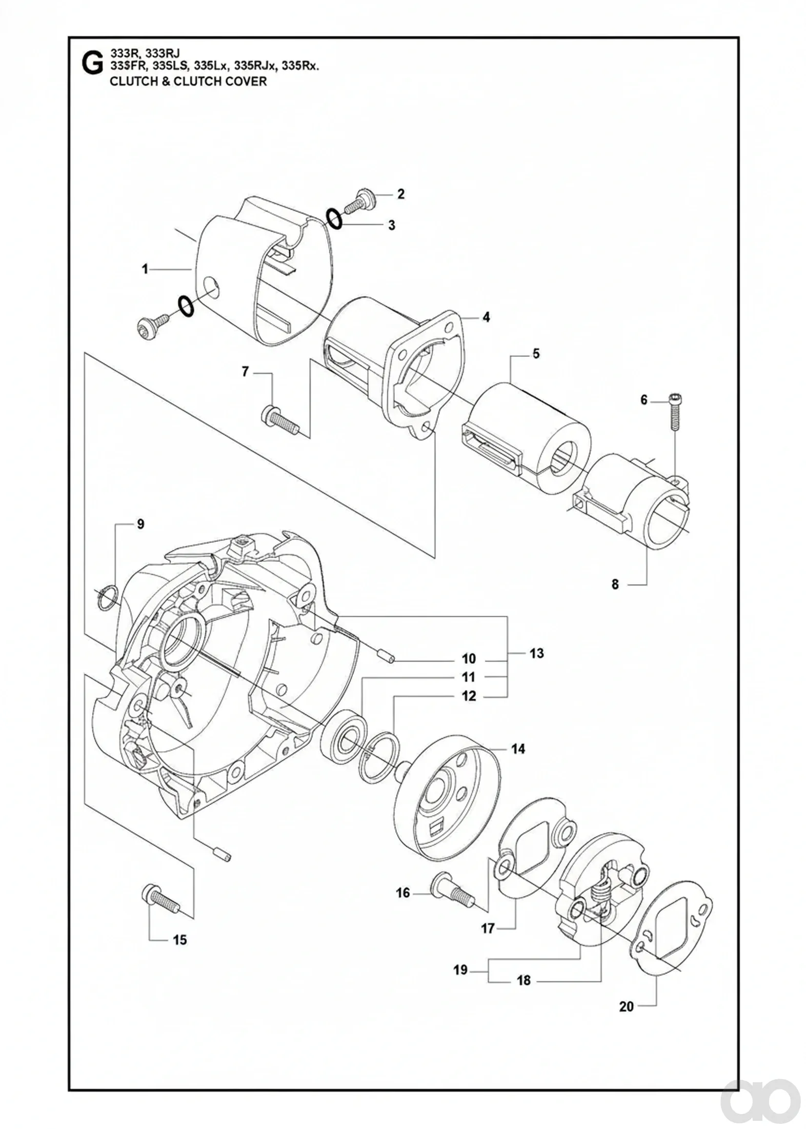 Husqvarna - 537302901 - Clutch Cover