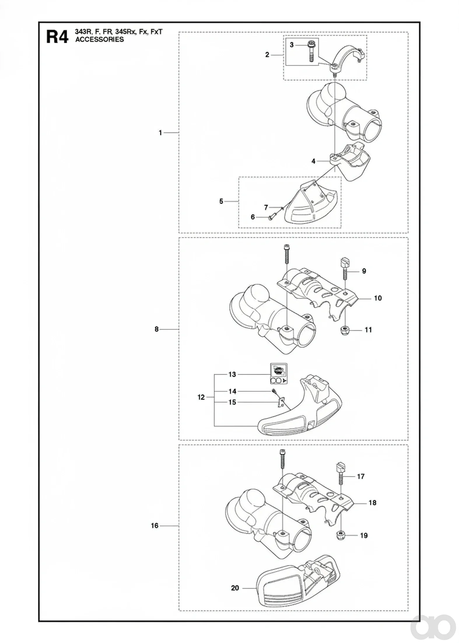 Husqvarna - 537310902 - Saw Blade Guard (R, Rx, FR)
