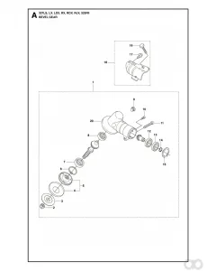 Husqvarna - 537333701 - Gear Housing