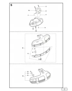 Husqvarna - 537349403 - Trimmer Guard Assembly