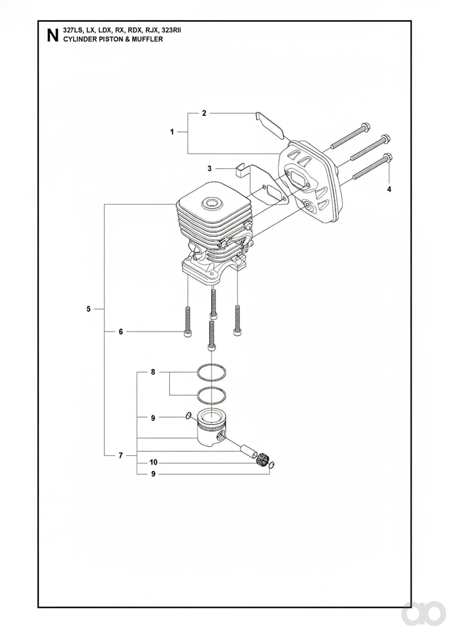 Husqvarna - 537405902 - Piston