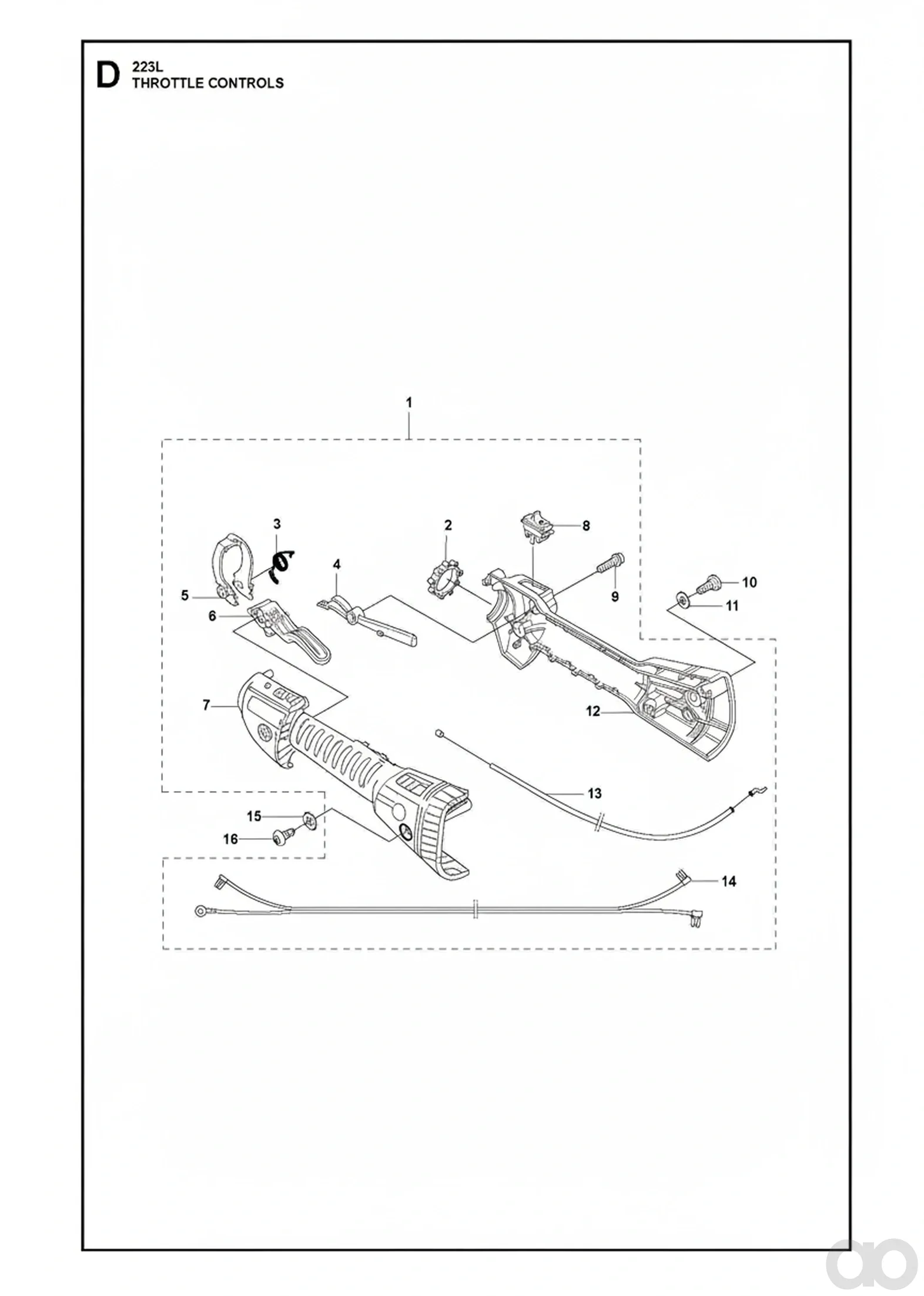 Husqvarna - 537443802 - Handle