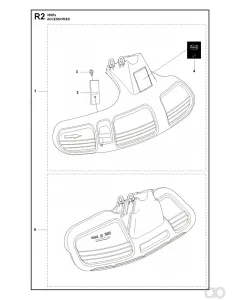 Husqvarna - 544160301 - Trimmer Guard Assy (Rx)