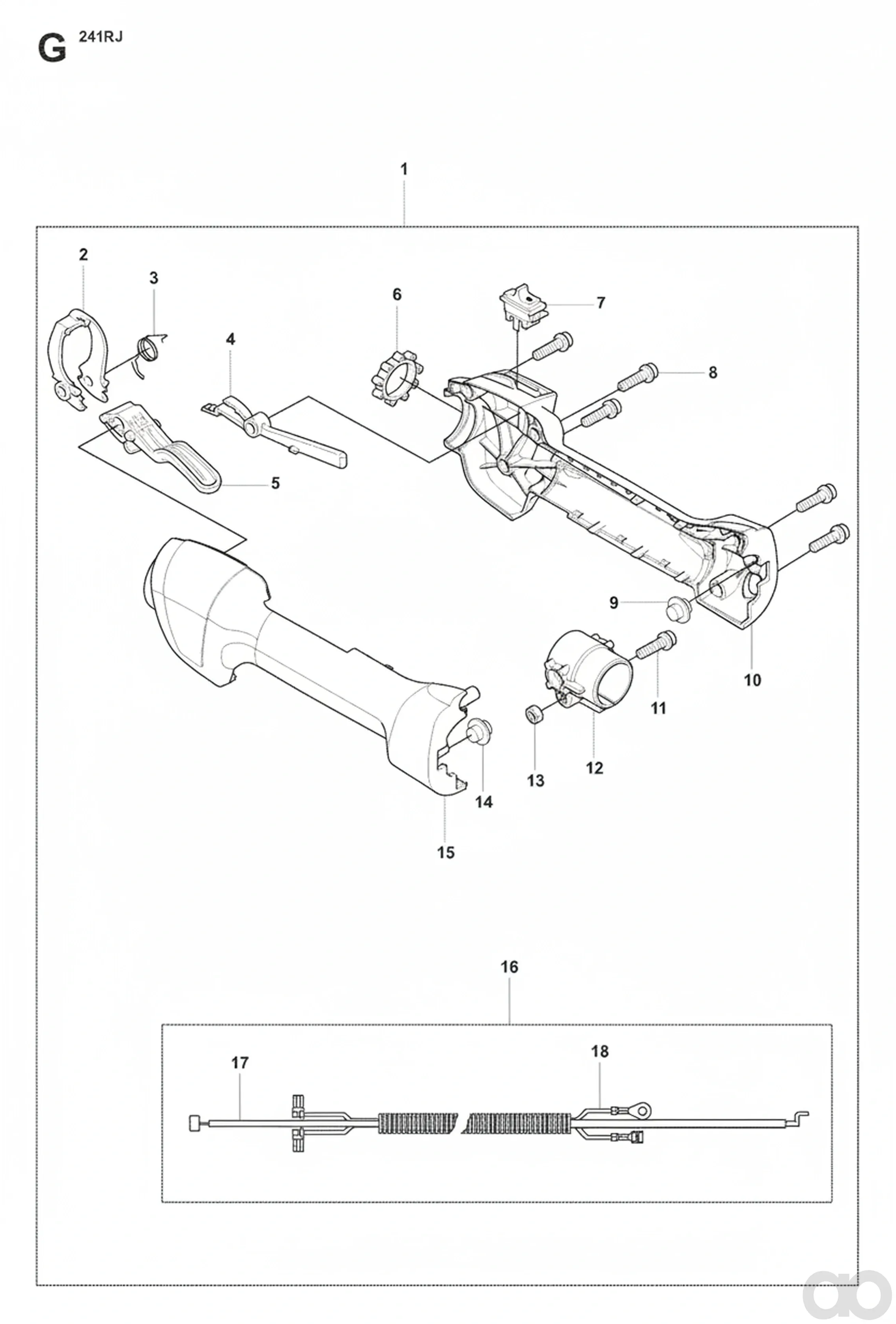 Husqvarna - 544171702 - Throttle Cable Assy