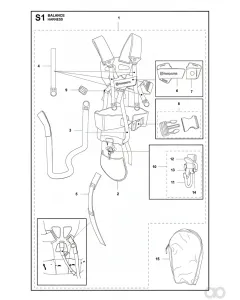 Husqvarna - 544901701 - Hip Pad