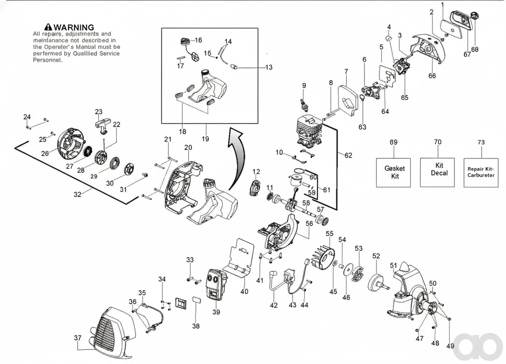 Husqvarna - 545081814 - Piston