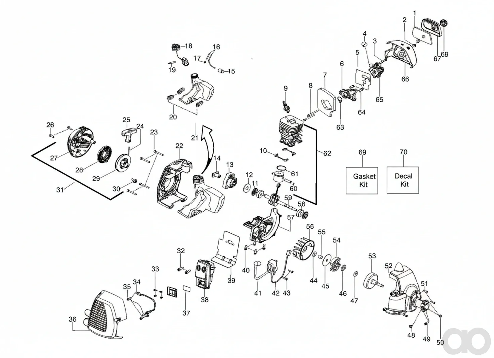 Husqvarna - 545081847 - Carburetor Kit
