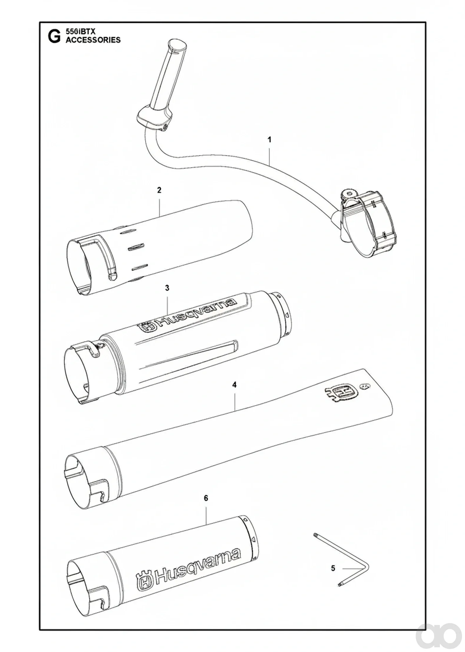 Husqvarna - 576581801 - Pipe