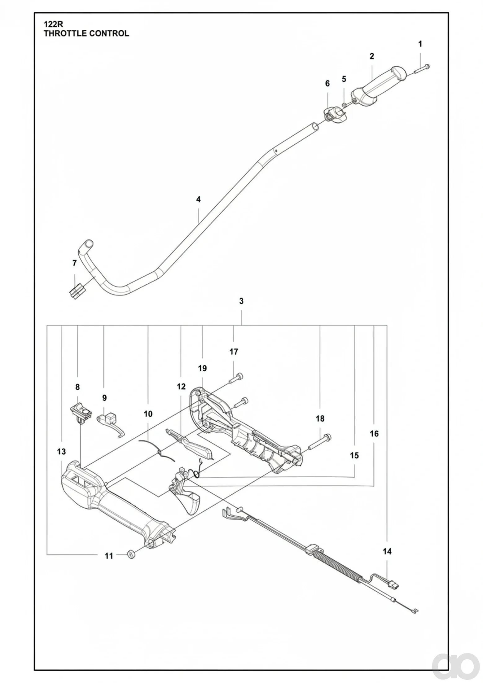 Husqvarna - 580294301 - Cable Assembly