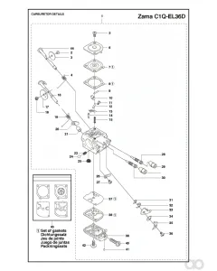 Husqvarna - 581167501 - Carburettor