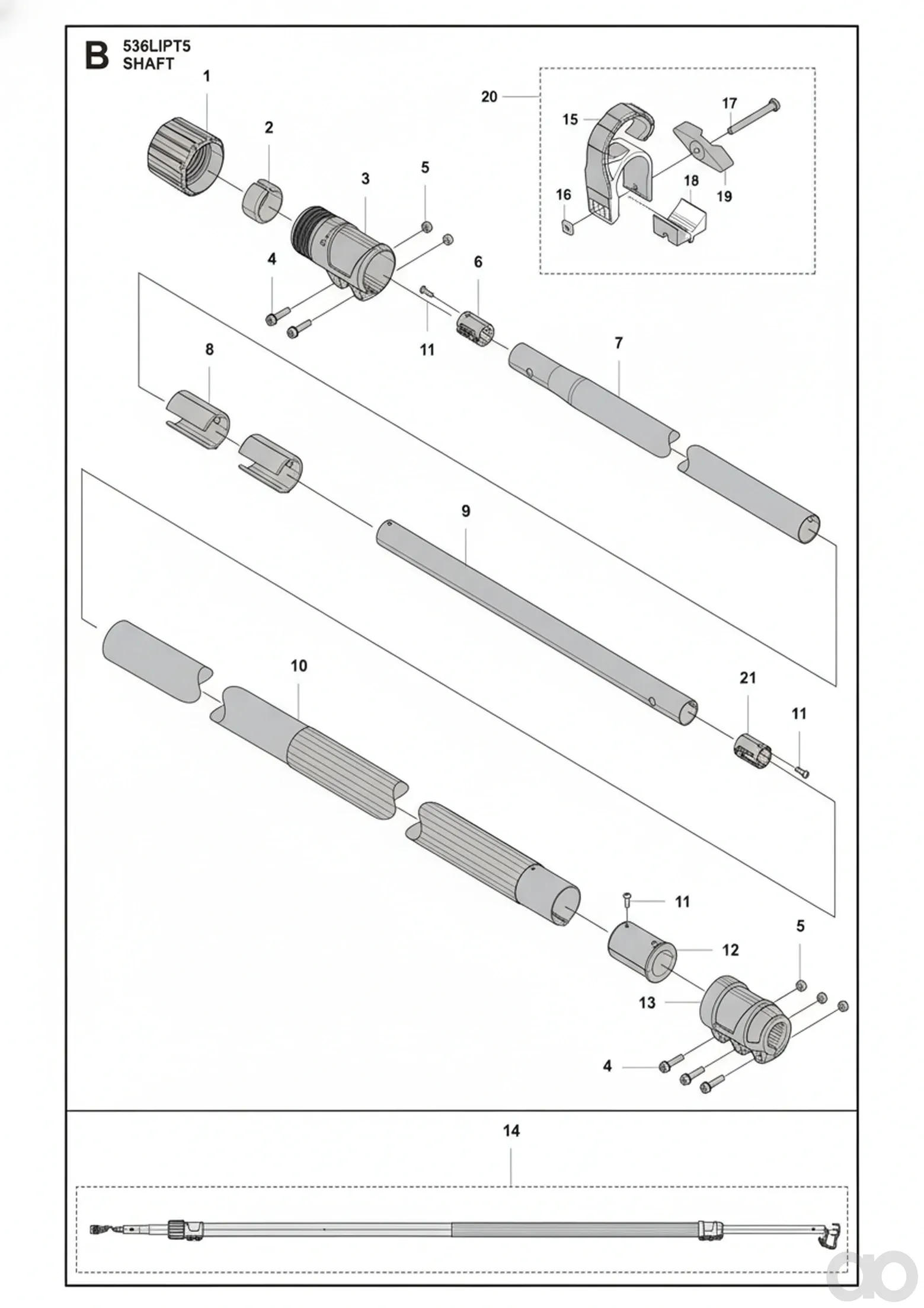 Husqvarna - 587004701 - Tube