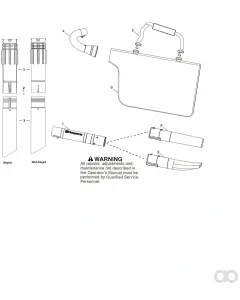 Husqvarna - 590569201 - Tube (Assembly - Tube - Upper Blower w/Barrier)