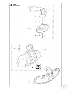 Husqvarna - 590880101 - Trimmer Guard Assembly