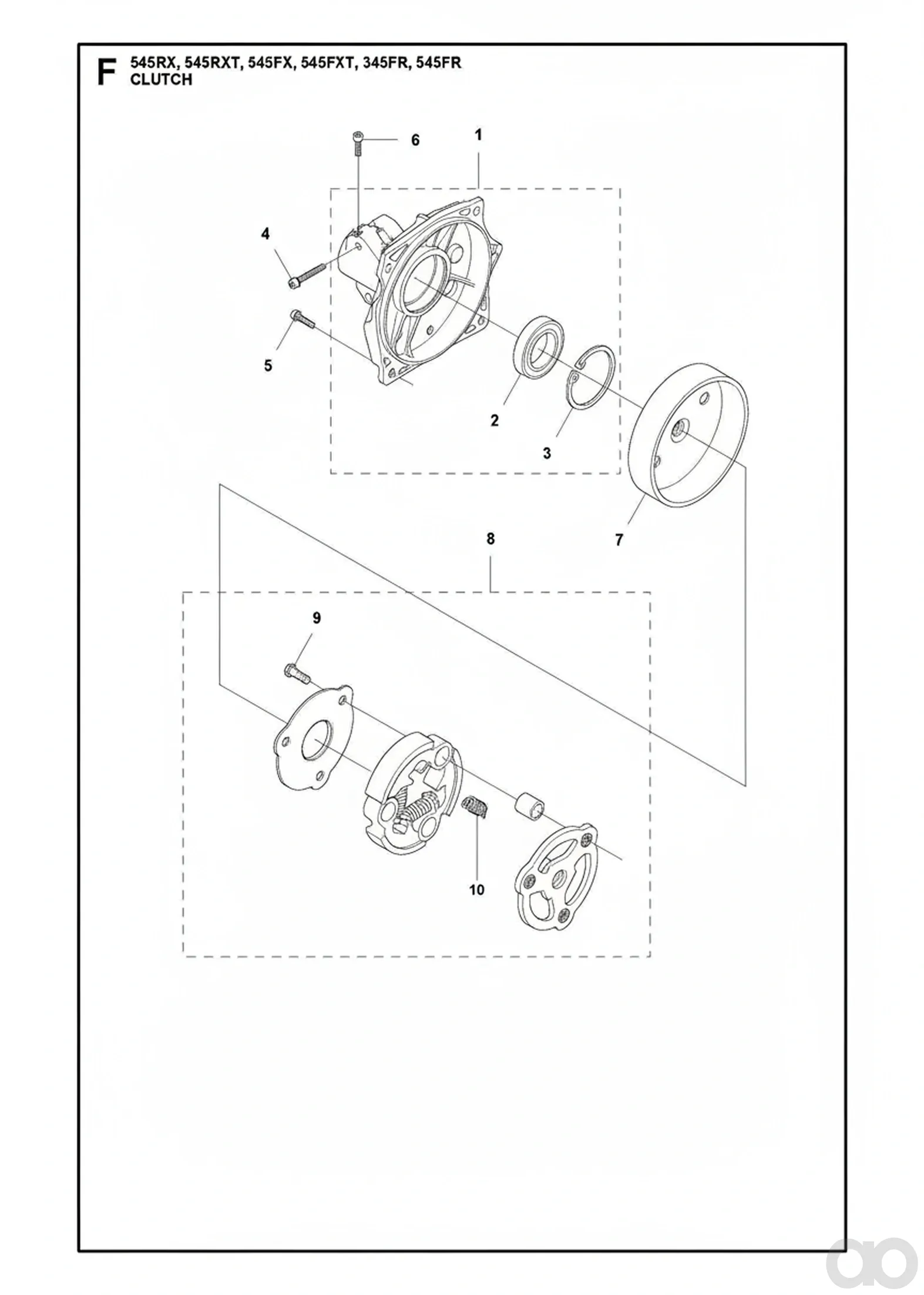 Husqvarna - 594512301 - Clutch Assembly