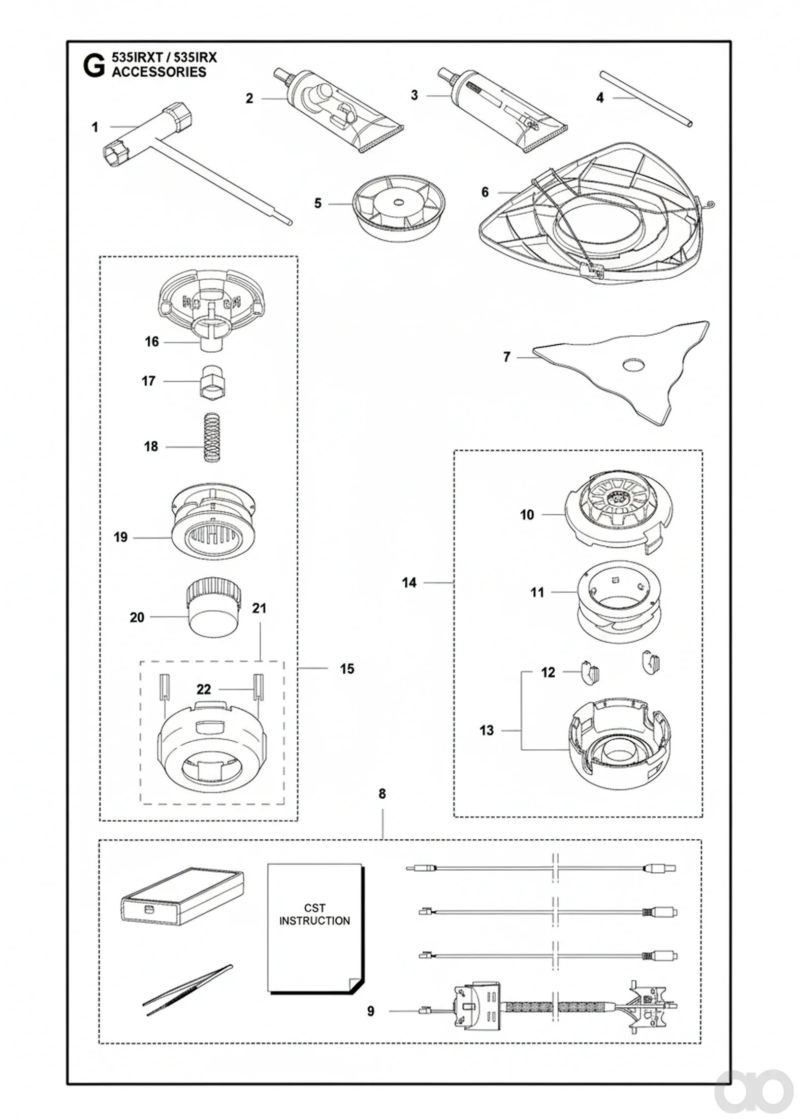 Husqvarna - 594727001 - Trimmer Head (E35B iRXT)