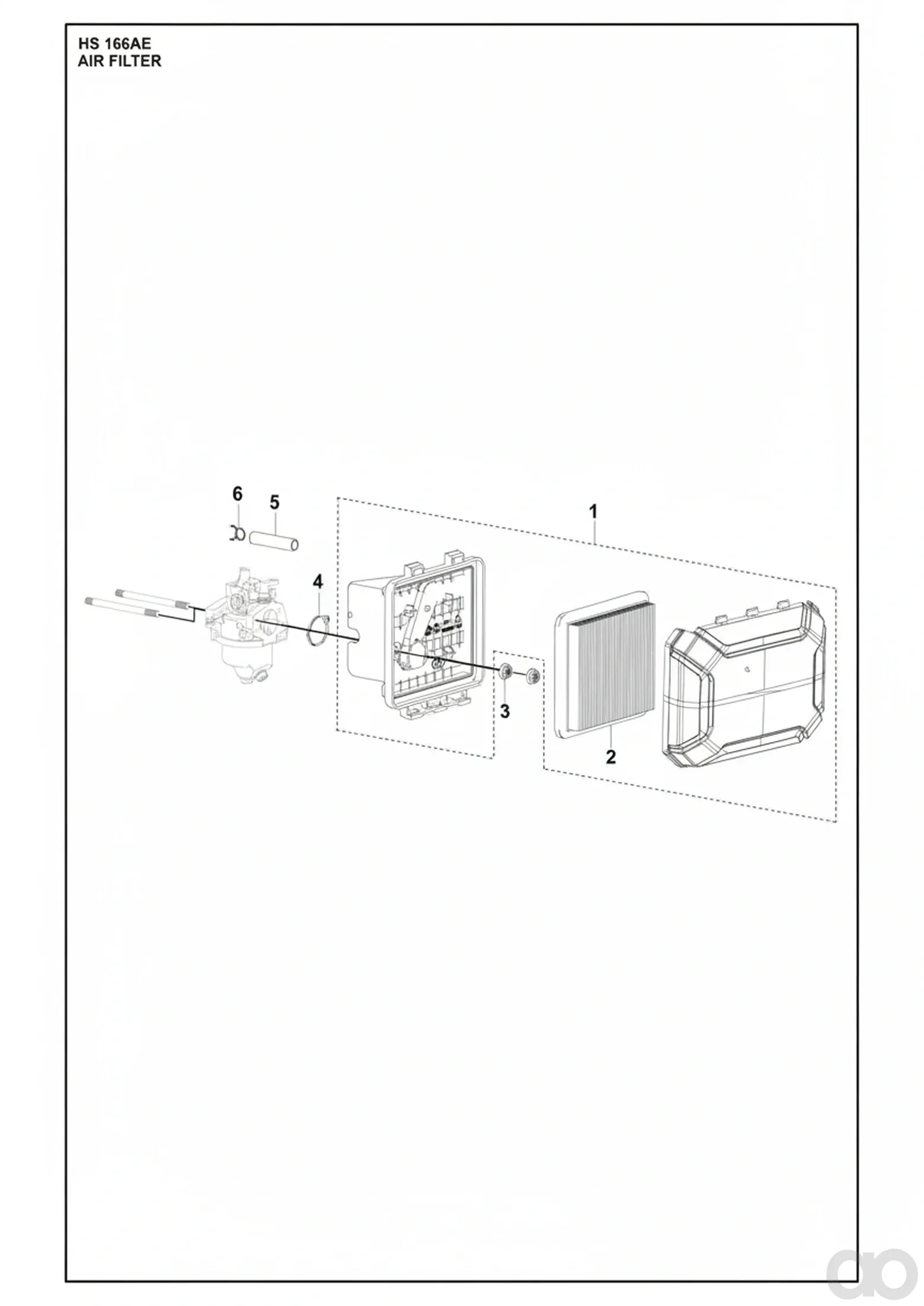 Husqvarna - 598684548 - Air Filter (Element)