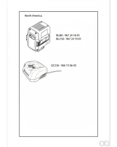 Husqvarna - 967241801 - Battery