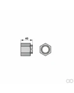 Krone - 00240693 - Crown Nut M39x4 Prillinger