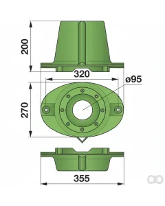 Krone - 00412373 - Mowing Drum Original Krone 139 Prillinger